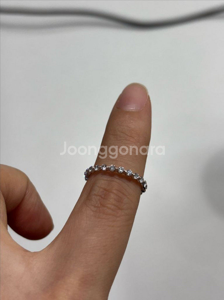 [새제품] 14k 랩 이터니티 반지 12호 가드링--3