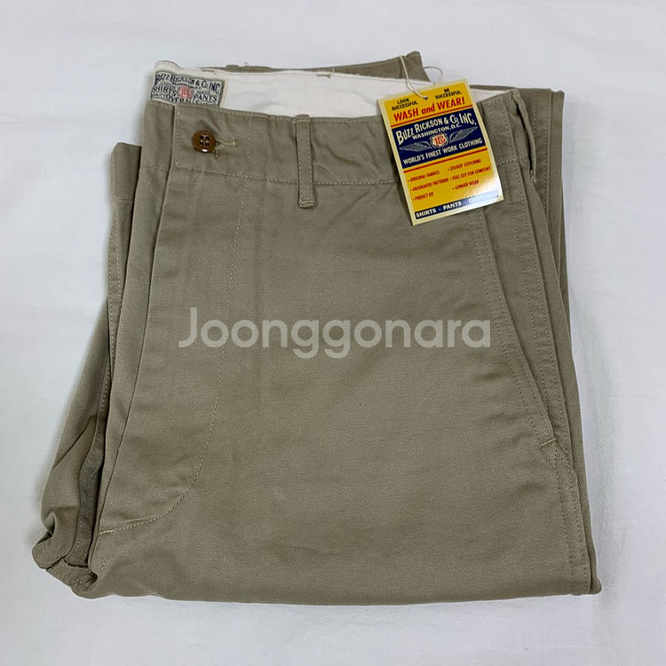 버즈릭슨 오리지널 치노 카키 33 새제품--0