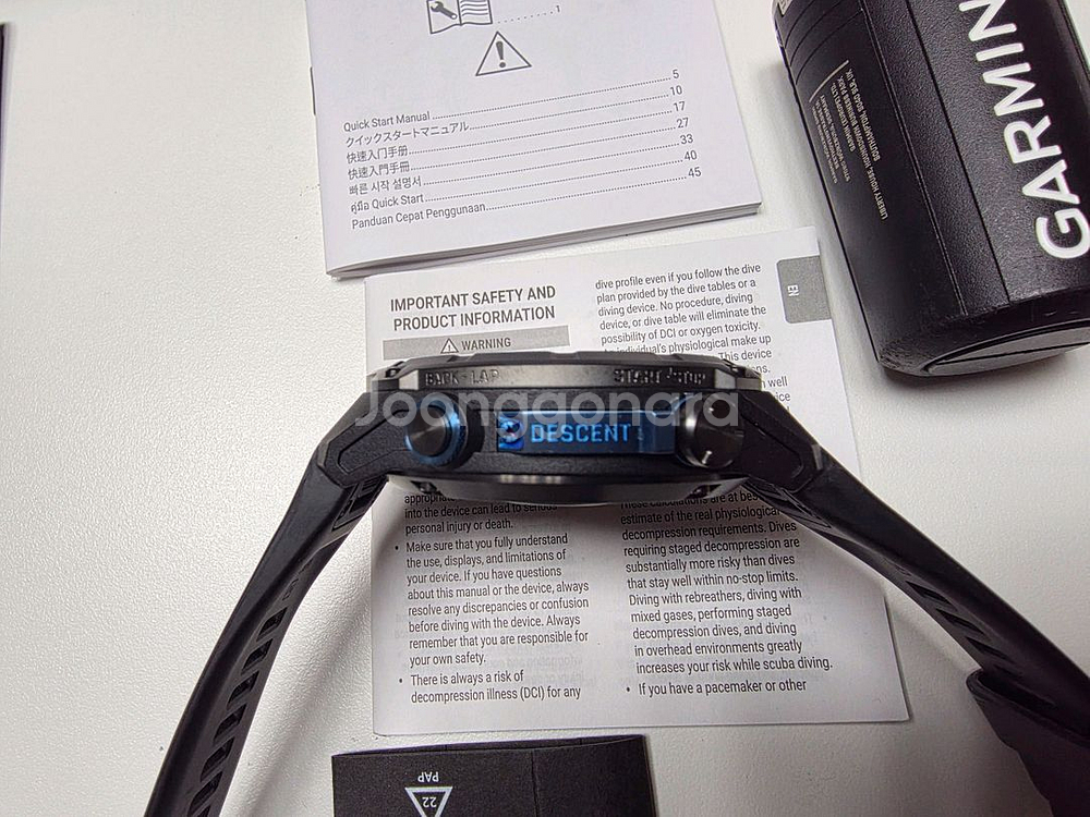 가민 MK3i 51mm + 가민 디센트 T2 트렌스미터--3