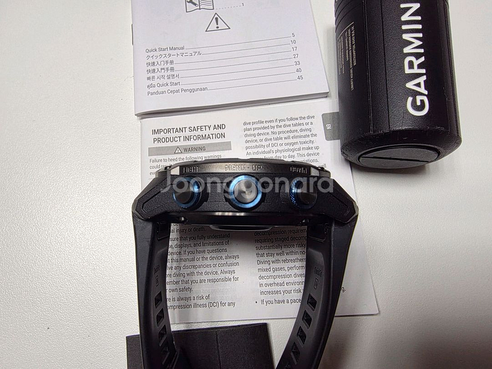 가민 MK3i 51mm + 가민 디센트 T2 트렌스미터--4