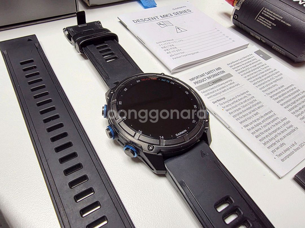 가민 MK3i 51mm + 가민 디센트 T2 트렌스미터--2