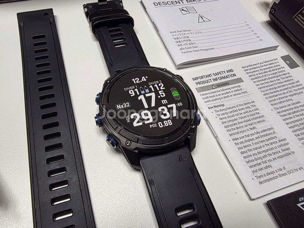 가민 MK3i 51mm + 가민 디센트 T2 트렌스미터--1