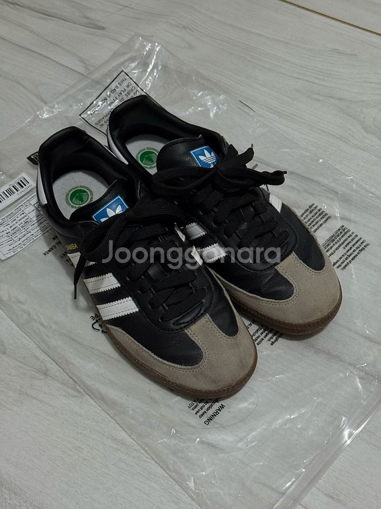 아디다스 삼바 비건 블랙화이트 235--0