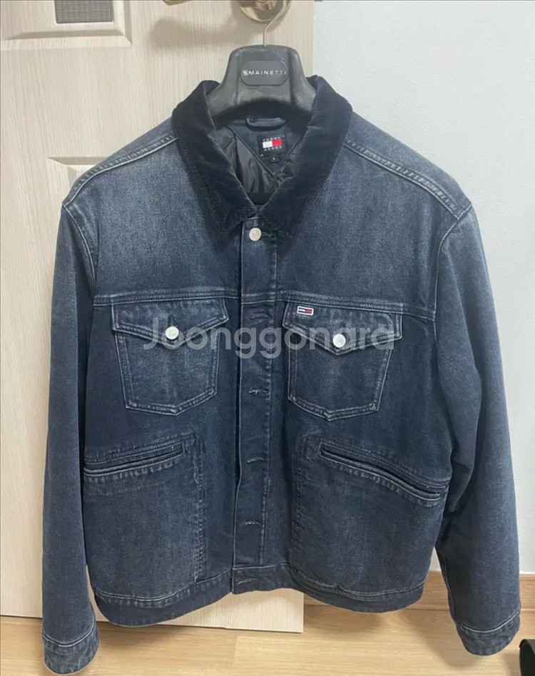 타미힐피거 타미진스 트러커 흑청자켓 L--1