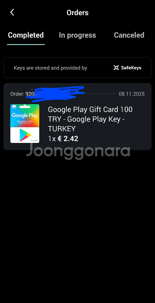 터키 구글 기프트카드 100TRY 싸게 팝니다.--0