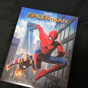 스파이더맨 홈커밍 블루레이 초회한정 슬립케이스 개봉 상품