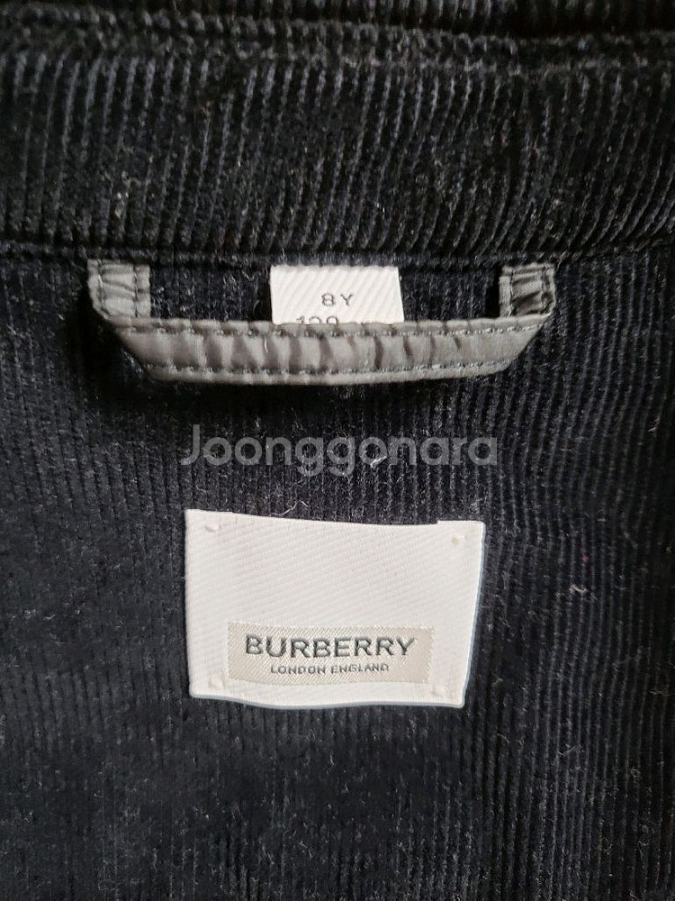 버버리 퀼팅 자켓 베이지 8y 남녀공용--4