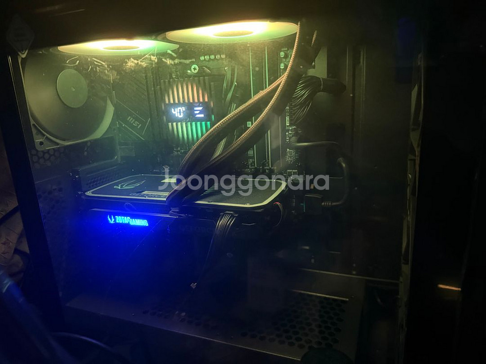 AMD 라이젠7 7800X3D 4070super 수냉쿨러 게이밍pc--0