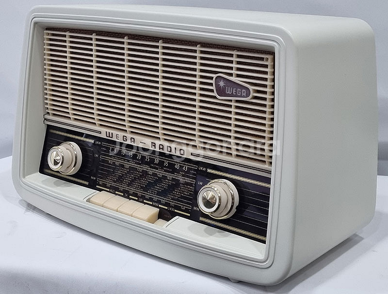빈티지 진공관 WEGA AM/FM 리시버 라디오--0