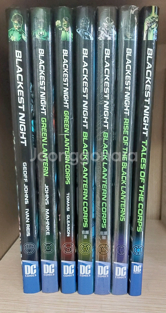 Dc 코믹스 블랙키스트 나이트 원서--0