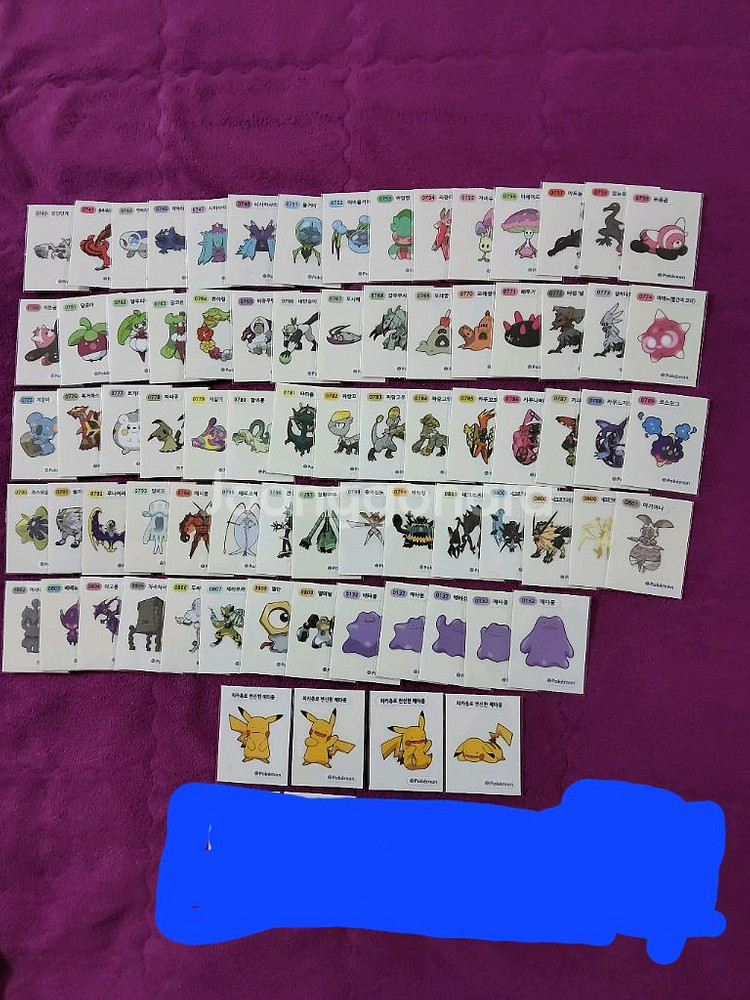 포켓몬 띠부씰 시즌4 일괄 판매--1