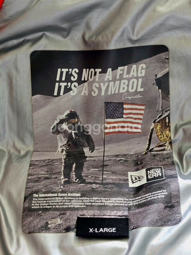 뉴에라 x ISA 우주정거장 기념 한정판 패딩 XL--4