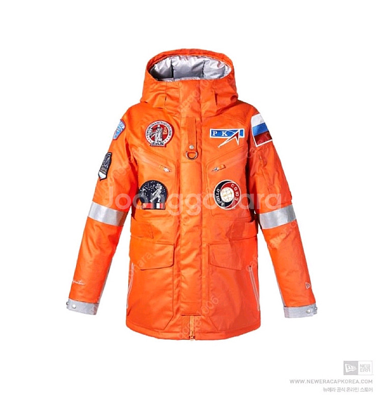 뉴에라 x ISA 우주정거장 기념 한정판 패딩 XL--1