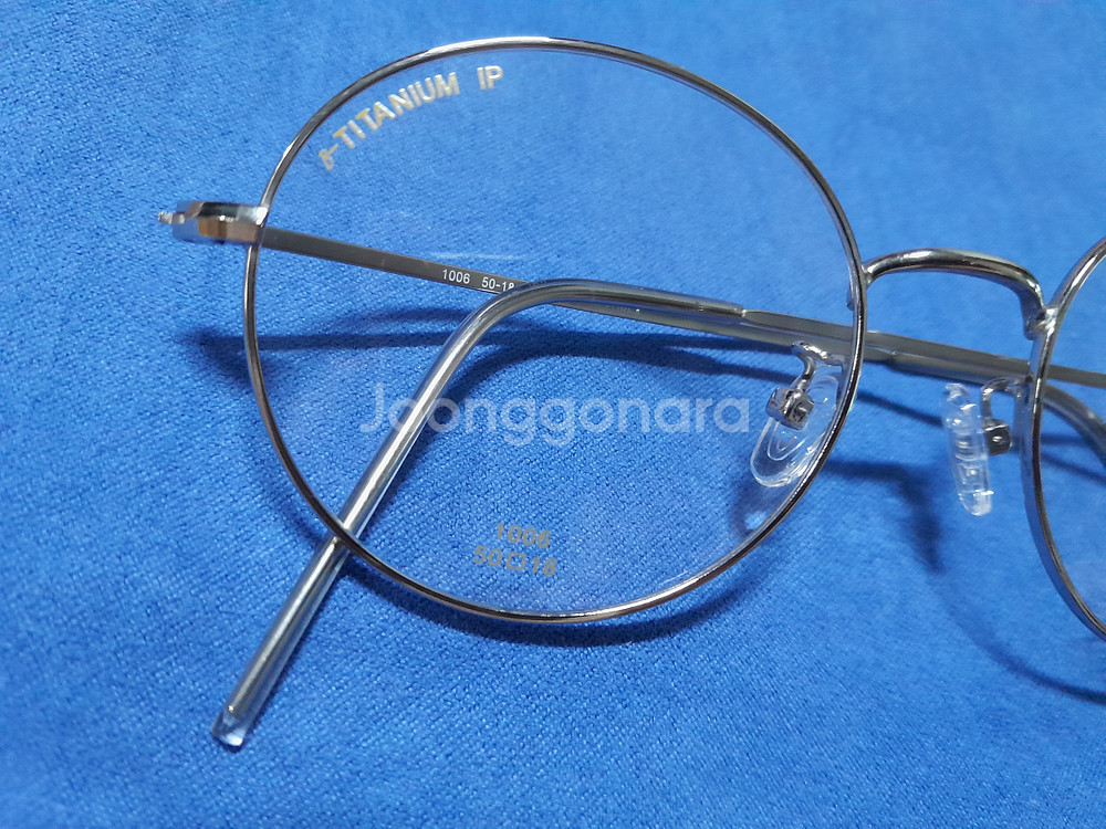 2ditor 투디터 동글이 안경 베타 티타늄 실버 은색--1