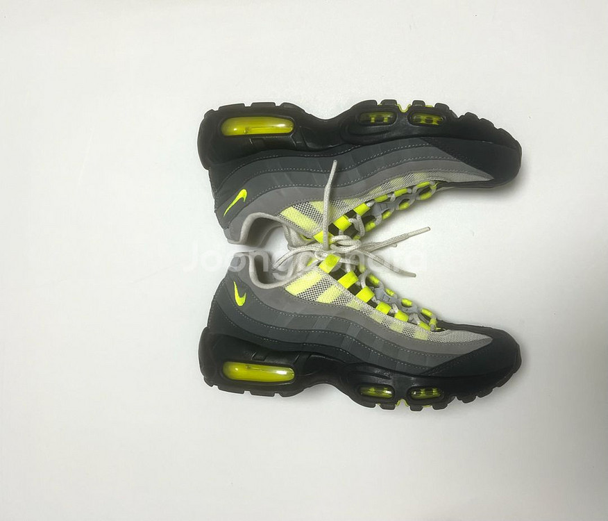 택포 250사이즈)나이키 에어맥스 95 OG 네온 엘로우 2020--3