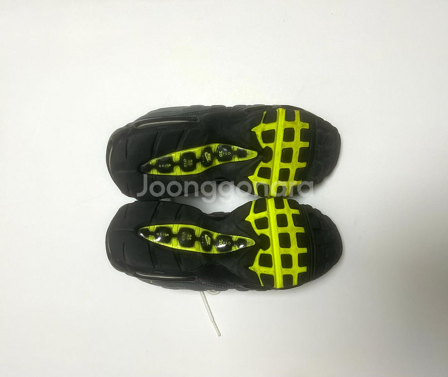 택포 250사이즈)나이키 에어맥스 95 OG 네온 엘로우 2020--4