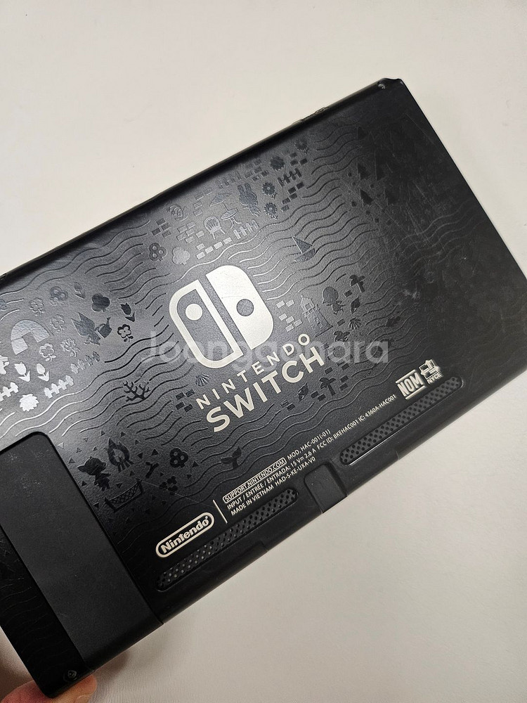 닌텐도 스위치 배터리개선판 동숲 에디션 본체만 판매--0