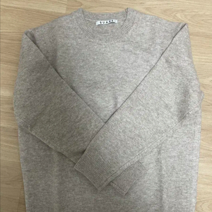 수아레 데일리 라운드 니트 M 오트밀