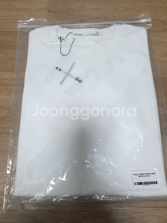 꼭꼭숨티 구김 ZERO 베이직 반팔티 M_L 하이퀄리티 미개봉 새제품--0