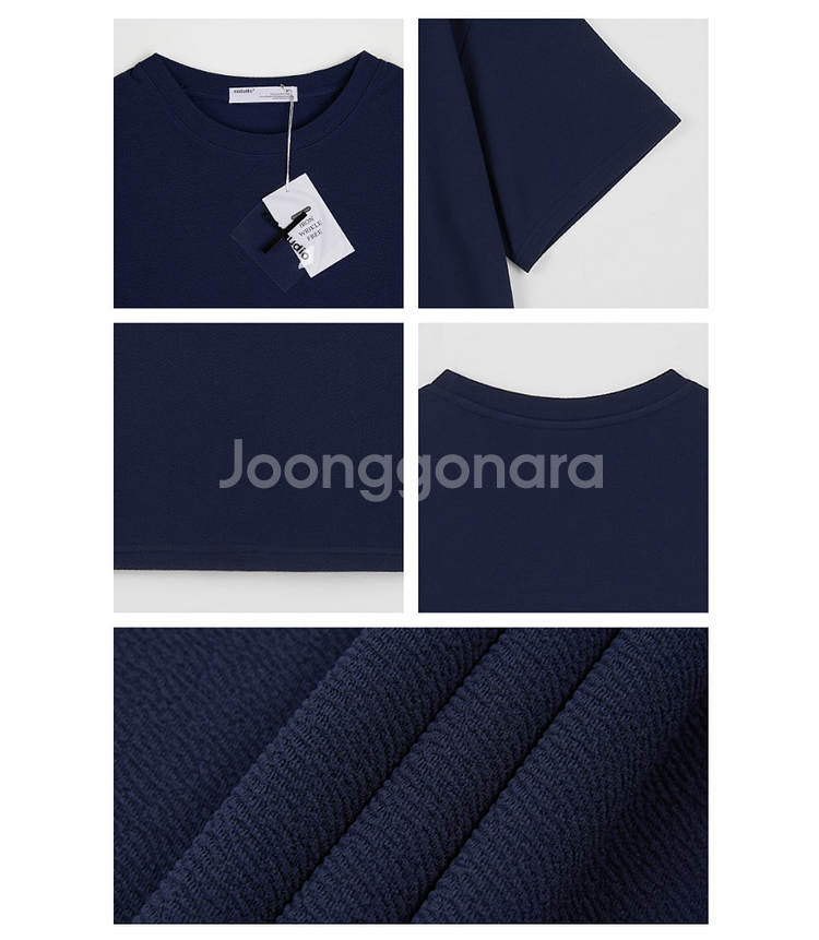 꼭꼭숨티 구김 ZERO 베이직 반팔티 M_L 하이퀄리티 미개봉 새제품--8