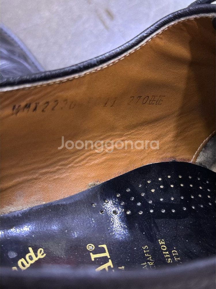 리갈 임페리얼 그레이드 윙팁 드레스 슈즈 270--8