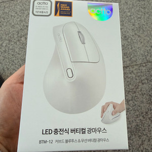 엑토 BTM-12 버티컬 무선 마우스