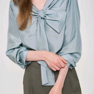 한섬팸셀 오브제 블라우스 새상품