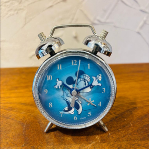 디즈니 미니마우스 빈티지 태엽 알람시계 탁상시계 하자품