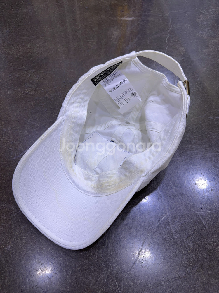 폴로 진스 랄프로렌 USRL 67 화이트 볼캡 모자--5