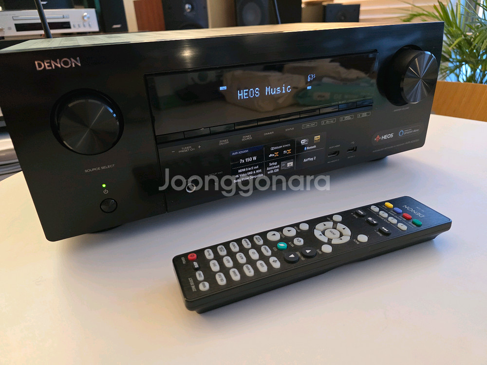 데논 리시버 avr-x2500h 4K AV 리시버 앰프--4