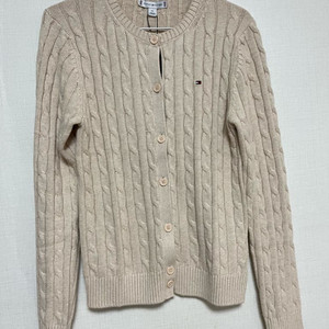 케이블 니트 가디건
