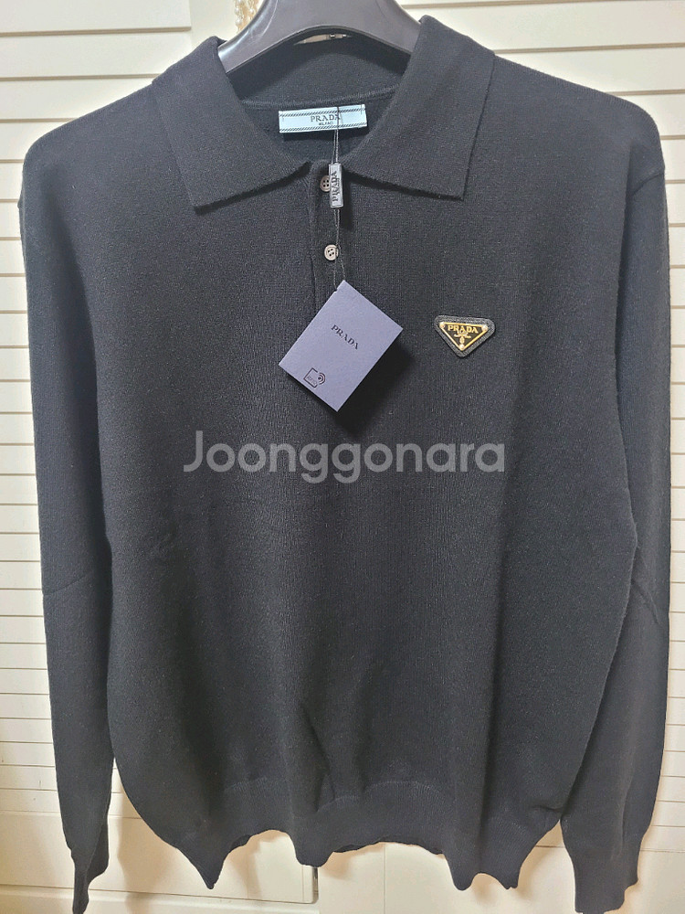 프라다 남성 니트 폴로셔츠--0
