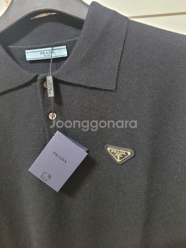 프라다 남성 니트 폴로셔츠--1