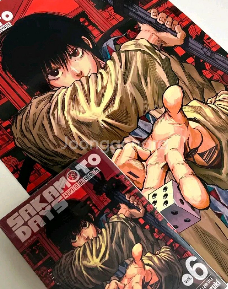 (만화)사카모토데이즈 6권(나구모 포스터 포함)--0