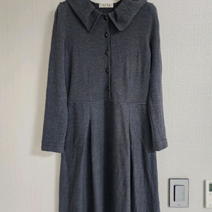 (상태깨끗)한섬 SJSJ 모 니트 원피스