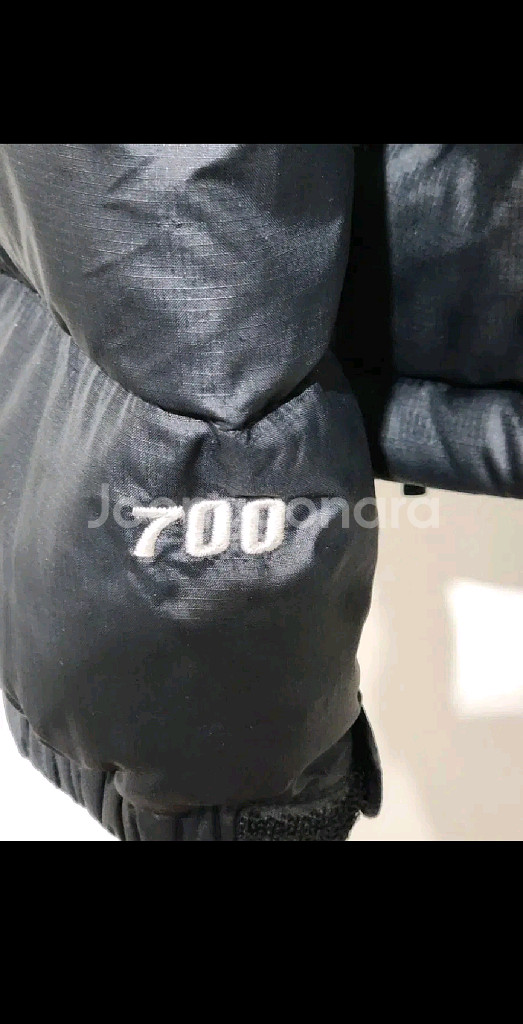 (M) 노스페이스 눕시패딩 점퍼 블랙 거위털 700 구스다운 자켓--4