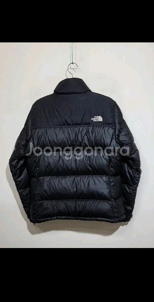(M) 노스페이스 눕시패딩 점퍼 블랙 거위털 700 구스다운 자켓--6