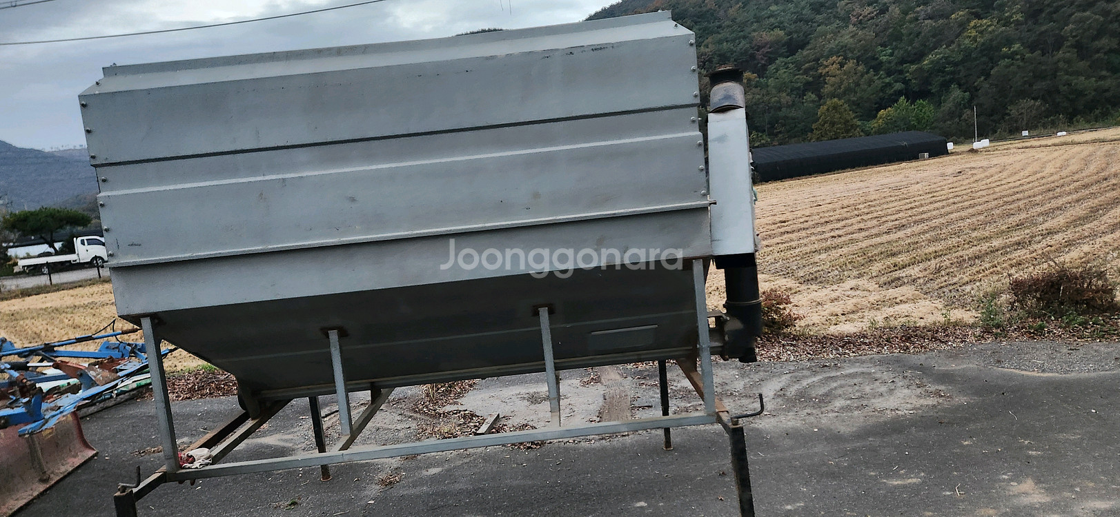 콤바인 타작 추수 벼 보리 곡물통 곡물탱크 곡물이송기 적재함--4