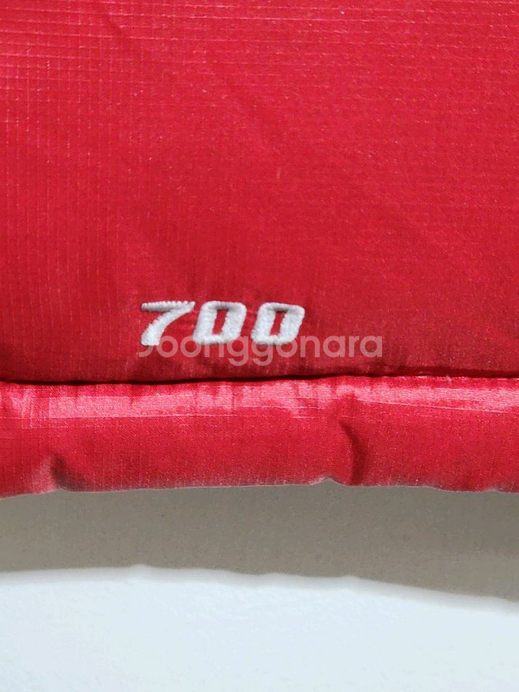 (95) 노스페이스 눕시 패딩조끼 검빨 거위털 700 구스다운 베스트--4