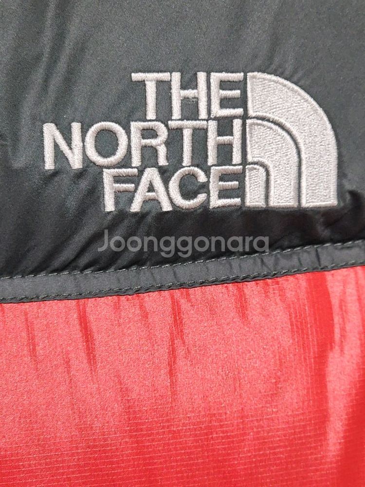 (95) 노스페이스 눕시 패딩조끼 검빨 거위털 700 구스다운 베스트--3