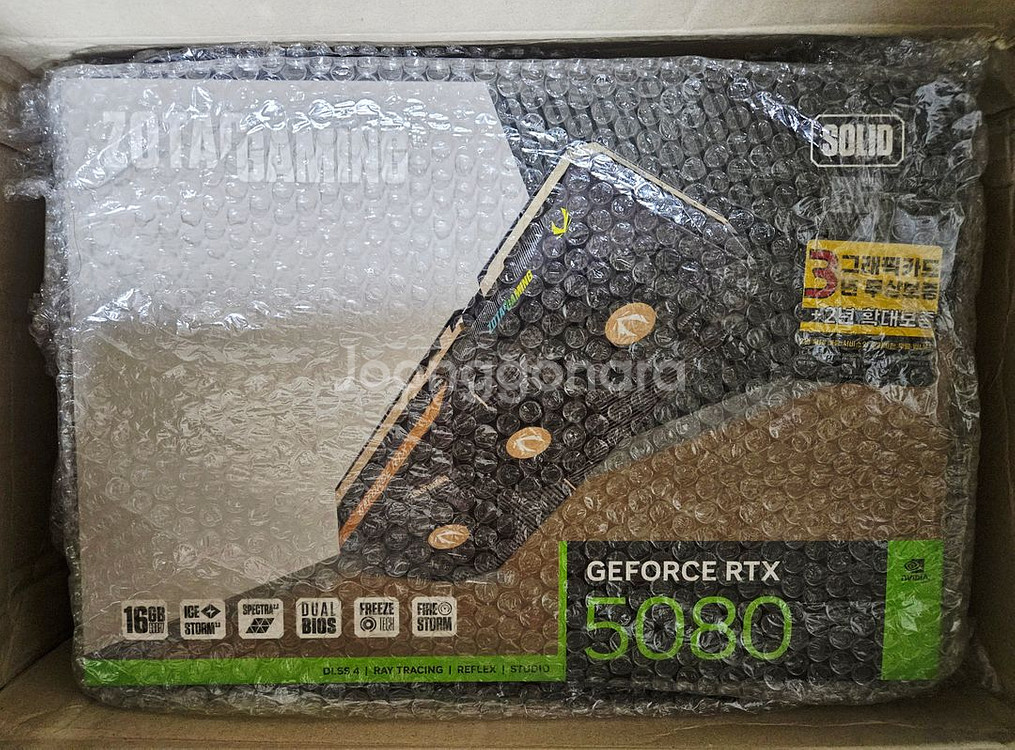 미개봉 zotac 5080 solid OC에디션--0