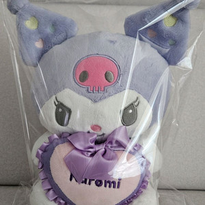 산리오 쿠로미하트쿠션 중형인형