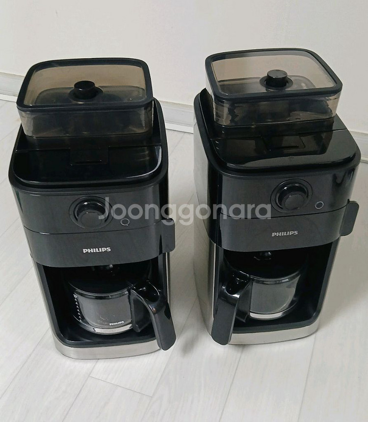 필립스 커피머신 커피메이커 2대--0