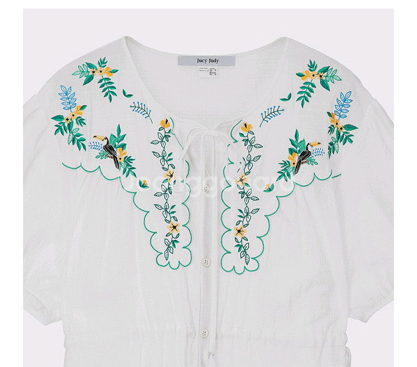 쥬시쥬디 자수 J네크 풀오픈 원피스 (착불)--6