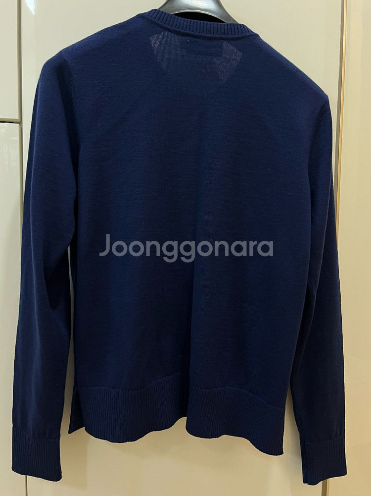 메종키츠네 블루여성가디건 M (새상품급)--1