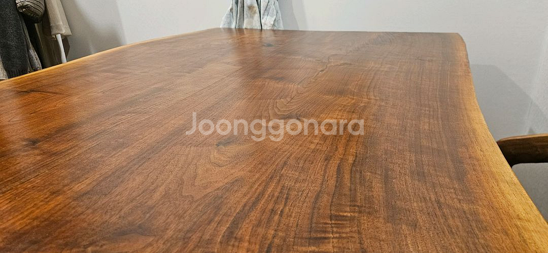 우드슬랩 테이블 세트--8