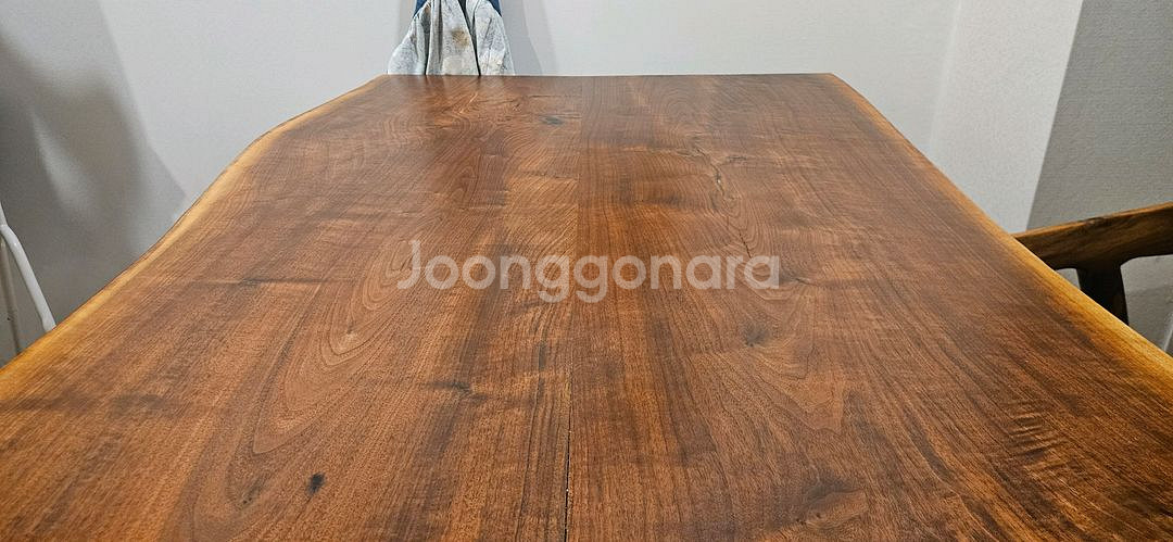 우드슬랩 테이블 세트--9