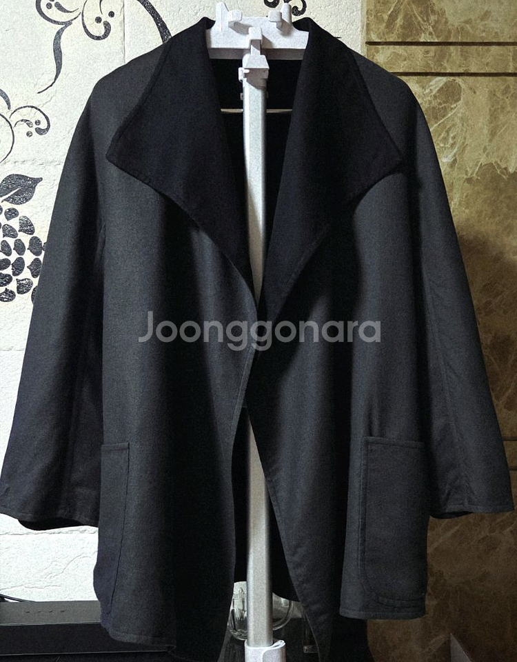 에르메스 정품 캐시미어 두겹 코트 판매합니다--0