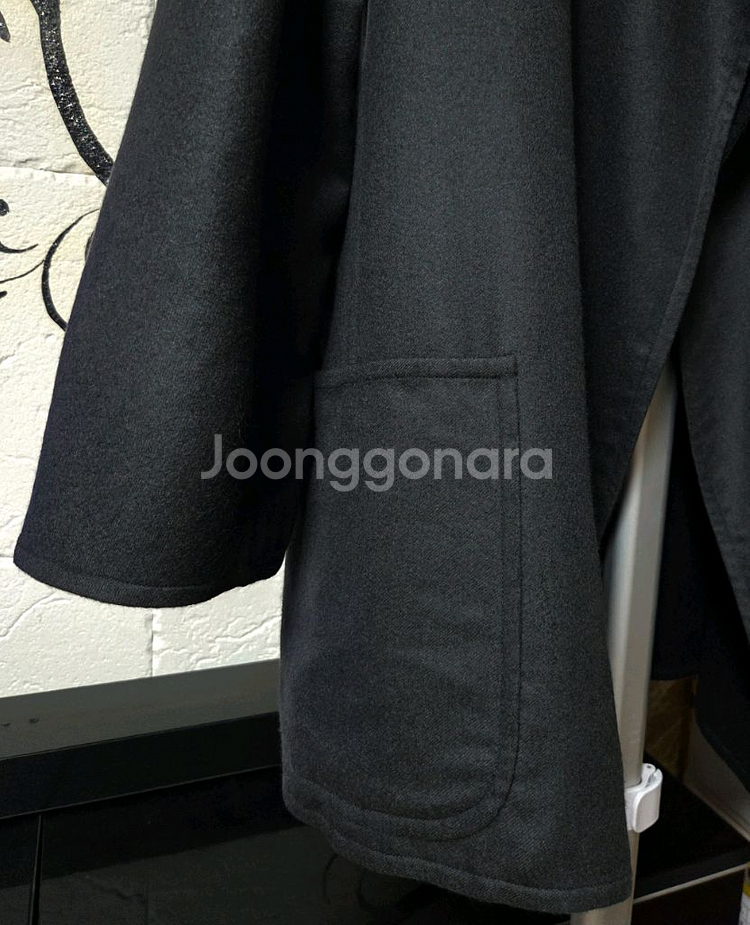 에르메스 정품 캐시미어 두겹 코트 판매합니다--1