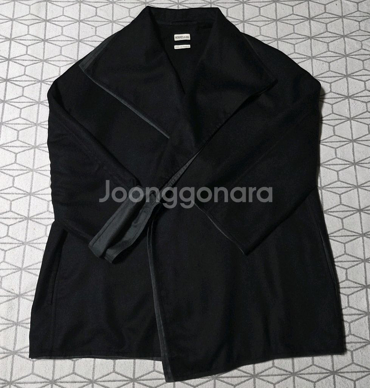 에르메스 정품 캐시미어 두겹 코트 판매합니다--9